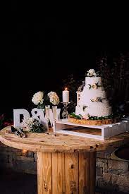 Virginia Wedding At A Farm In Toano Photos Wedding Cake Table Decorations Wedding Cake Table Cake Table Decorations