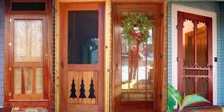This classic choice is ideal for interior and exterior doors. Wood Screen Doors Custom Screen Doors Yesteryear S Vintage Doors