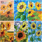 Película para ventana esmerilada personalizada con girasol ...