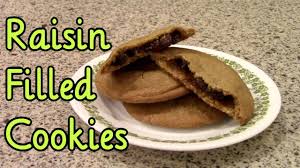 1 cup raisins, chopped 3/4 cup sugar 1 tablespoon flour 1 cup cookies: Raisin Filled Cookies Cookie Week Youtube