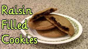 Shape into 2 or 3 round logs or rolls, about 2 1/2 to 3 inches in diameter. Raisin Filled Cookies Cookie Week Youtube