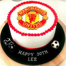 Manchester United Soccer Cake Birthday Party Cake Cartoon Cake