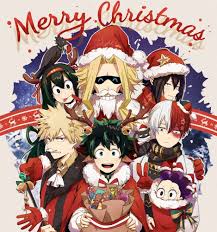 Christmas My Hero Academia Fanart Art By Liyuchen1126 On Twitter Myheroacademia Myheroacademiachristmas Myheroacade Anime Christmas My Hero Academia Hero