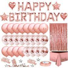 Maintenant que vous avez défini le thème et les animations pour votre fête, il est temps de trouver les décorations d'anniversaire adaptées. Decoration Anniversaire Rose Gold Cdiscount