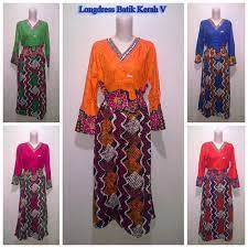 Atau bisa juga dengan susunan kancing ke bawah. Model Baju Modern Ku Longdress Batik Kerah V Model Baju Modernku