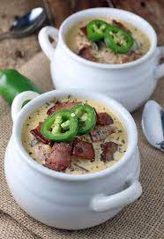 Jalapeno Bacon Cheddar Soup Mellow Spice And Full Of Flavor Shared Via Http Www Ruled Me Low Carb Soup Recipes Low Carb Soup Healthy Recipes