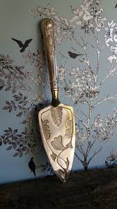 mayell silver plated pastry server vintage cake slice queen anne kings pattern vintage tableware wedding cake slice vintage cake vintage tableware second hand furniture shop