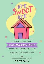 Create a blank housewarming invitation. Housewarming Invitation Templates Photoadking