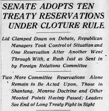 A senator dragged the subject in as a filibuster. Cloture Wikipedia
