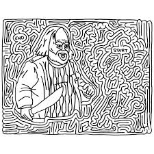 hard mazes best coloring pages for kids