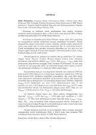 Uji validitas pretest dan post test. 2