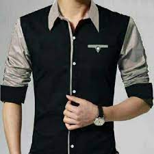 Gambar baju batik cowok lengan panjang desain model baju gambar baju batik cowok lengan panjang ini udah kami kumpulkan dari sumber gambar contoh model baju batik 2019 kemeja kombinasi pria. Kemeja Pria Kombinasi Pakaian Fashion Cowok Baju Laki Laki Model Maxel Excel Modern Baru Bagus Kerja Shopee Indonesia