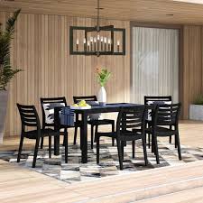 Melissus 7 Piece Dining Set 7 Piece Dining Set Patio Dining Set Outdoor Dining Set