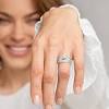 Blue nile has the stackable ring styles you want. 3