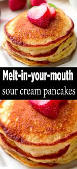 Sour Cream Pancakes Pioneer Woman Recipe Sour Cream Pancakes Sour Cream Recipes Breakfast Brunch Recipes
