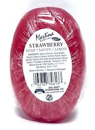 Martina made with malibu rum. Kappus Martina Collection Glycerine Soap Strawberry 120g Alagnt