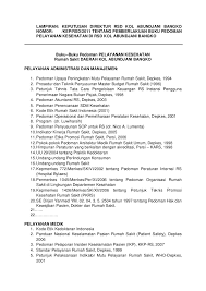 Program pengembangan bagi para anggota. Draft Lampiran Sk Direktur Buku Pedoman Pelayanan