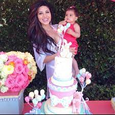 My Baby S 1st Birthday Black Hair With Highlights Leyla Milani 1st Birthday Princess