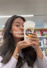 what makes me happy. havent been to starbucks in a min. tastier, more  variety, cheaper, and better point system imo. 😛 #7brew #icedblondie  #happiness