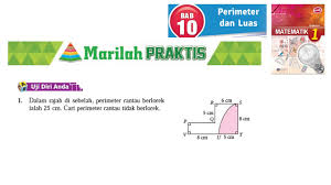Kssm Matematik Tingkatan 1 Bab 10 Perimeter Dan Luas Marilah Praktis No 1 Buku Teks Tingkatan 1 Youtube