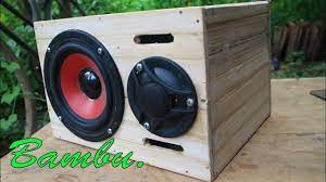 Cara Membuat Box Speaker Dari Bambu Youtube