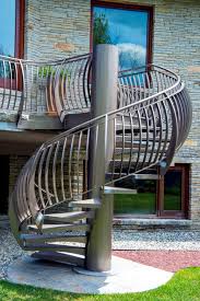 When it has to do with indoor stair railings, the most significant thing, at the peak of every parent's mind is safety. View Modern Staircase Design Outside Home Abezee Com