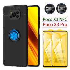 5g snapdragon™ 870120hz amoleddolby atmos® dual speakers. Matte Cover With Magnetic Ring For Xiaomi Poco X3 Case Glass Poco F3 5g Shockproof Shell Poco X3 Nfc Case Poco X3 Pro Silicone Cover Setengah Dibungkus Kasus Aliexpress