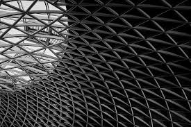 Hd Wallpaper London King Cross Pattern Architecture Ceiling Metal Built Structure Wallpaper Flare I want king ghidorah's heads to have personality motion cap actors: wallpaperflare