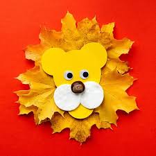 Herbstlicher Lowe Mit Blattern Basteln Basteln In Unter 20 Minuten Kastanien Basteln Basteln Herbst Dekoration Basteln Mit Kleinkindern Herbst