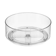 Amazon.com: mDesign 9" Plastic Lazy Susan Spinner for Kitchen Cabinet,  Cupboard, Fridge, or Drawer Organizing