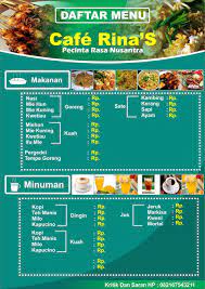 Cobalah menu favorit di sini, yaitu pizza yang dimasak dengan tungku kayu bakar! Download Desain Daftar Menu Cafe Cdr Free Goliketrik
