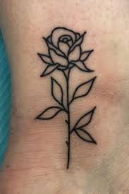 Body Art Skull Tattoo Design Outline Skull Tattoo Design Outline Pretty Skull Cutetattoos In 2020 Rose Outline Tattoo Small Rose Tattoo Pretty Skull Tattoos