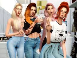 Friends Posepack Sims 4 Sims Sims 4 Traits