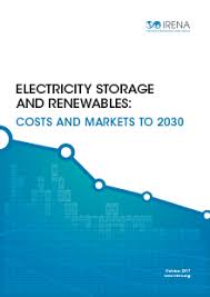 Electricity Storage And Renewables Costs And Markets To 2030
