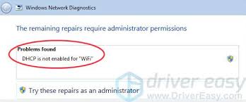 Dhcp Is Not Enabled For Wifi In Windows Easy Fixes Driver Easy
