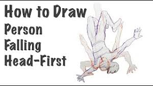 Learn To Draw A Person Falling Head First Tutorial Youtube It's pretend we're at the water slide park at the senshistock home huh? learn to draw a person falling head first tutorial