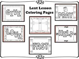 How to pray the rosary about 20 minutes necessary items: Lent Lesson Coloring Pages By Miss P S Prek Pups Tpt