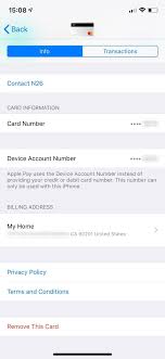 1) you can confirm this by tapping on your payment type option (visa, mastercard, etc).you will see required in card number and security code fields, instead of your payment info (see image below). Add Remove Debit Credit Cards For Apple Pay On Your Iphone Ios Iphone Gadget Hacks
