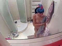 This time, heâ€™s got her washing her deliciously tanned and tone body in the shower. Hidden Bathroom Cam Spies On Sandy Showering Pornzog Free Porn Clips
