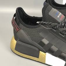 Adidas originals nmd r1.v2 men's • black/black/gold metallic $130.00 more colors available adidas originals nmd r1 men's • active red/bright yellow/white sale, price reduced from $140.00 to $79.99 $79.99 $140.00 Adidas Nmd R1 V2 Black Metallic Gold For Sale Hoop Jordan