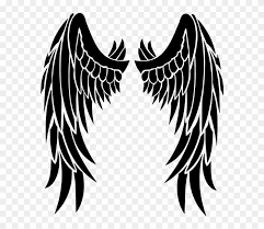 Download Black Wings Clipart Transparent Png Stickpng Clip Art Angel Wings Svg 816590 Pinclipart