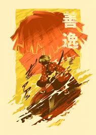 Thunder Breathing Attack Poster Print By Hyper Twenty Displate In 2021 Cute Anime Wallpaper Quirky Illustration Poster Prints