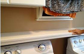Laundry Room Update Over The Washer Dryer Shelf Laundry Room Update Laundry Shelves Room Storage Diy