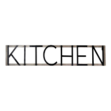 31.1'' h x 31.1'' w Stratton Home Decor Stratton Home Decor Metal Kitchen Sign Wall Decor 39 37w X 0 39d X 7 87h Black Grey Buy Online In Antigua And Barbuda At Antigua Desertcart Com Productid 201061219