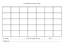 classroom charts printable classroom seating chart