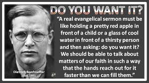 Hymn Revival On Instagram Do You Want It Dietrich Bonhoeffer 1906 1945 A Real Evangelical Sermon Must Be In 2020 Dietrich Bonhoeffer Bonhoeffer Christian Lyrics