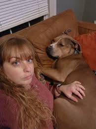 Quiet night at home with cuddly pet