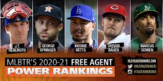 Dodgers load up, red sox fall short the 2021 mlb trade deadline has passed. 2020 21 Mlb Free Agent Power Rankings Mlb Trade Rumors