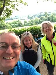 sunsetride with Barbara Kaldeich Karayi and Ruth Mayorcas