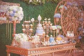 Gold Pastel Carousel Themed Baby Shower Party Rentals And Decor By Gilded Group Decor Miami Event Design Dessert Table Custom Desserts Baby Shower Themes